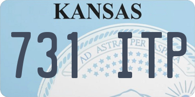 KS license plate 731ITP