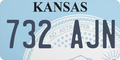 KS license plate 732AJN