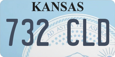 KS license plate 732CLD