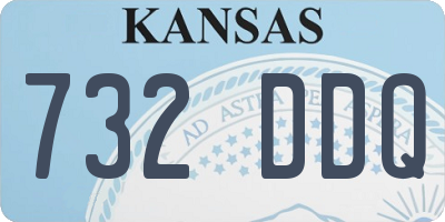 KS license plate 732DDQ