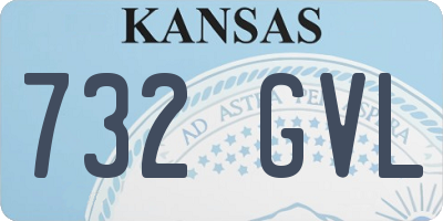 KS license plate 732GVL