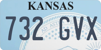KS license plate 732GVX