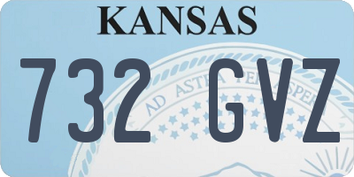 KS license plate 732GVZ