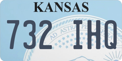 KS license plate 732IHQ