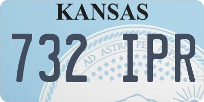 KS license plate 732IPR