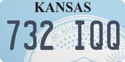 KS license plate 732IQQ