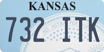 KS license plate 732ITK