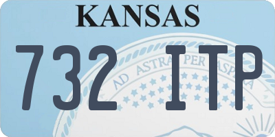 KS license plate 732ITP