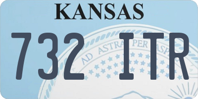 KS license plate 732ITR