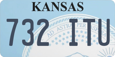 KS license plate 732ITU