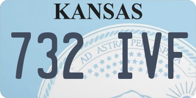 KS license plate 732IVF