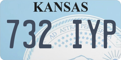 KS license plate 732IYP