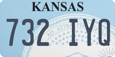 KS license plate 732IYQ