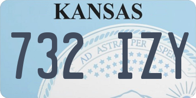KS license plate 732IZY