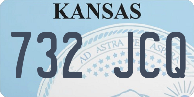 KS license plate 732JCQ