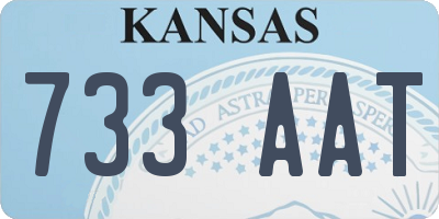 KS license plate 733AAT