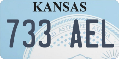 KS license plate 733AEL