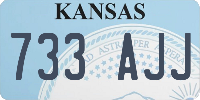 KS license plate 733AJJ