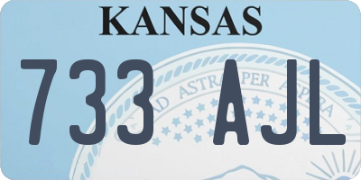 KS license plate 733AJL