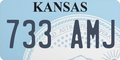KS license plate 733AMJ