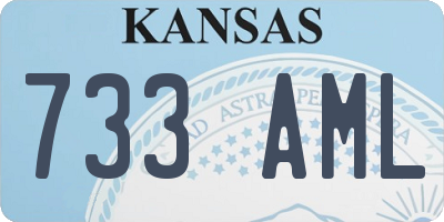 KS license plate 733AML