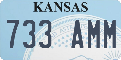KS license plate 733AMM