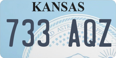 KS license plate 733AQZ