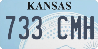 KS license plate 733CMH