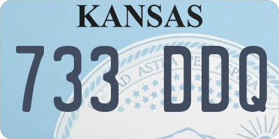 KS license plate 733DDQ