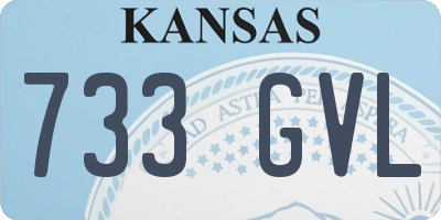 KS license plate 733GVL