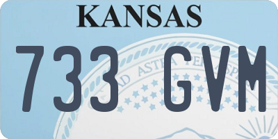 KS license plate 733GVM