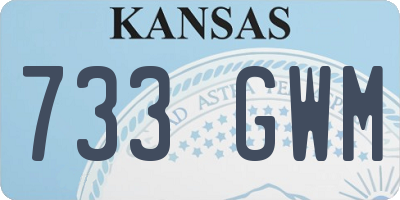 KS license plate 733GWM