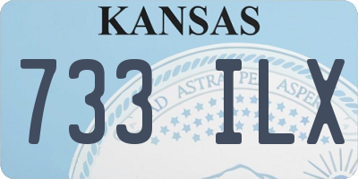 KS license plate 733ILX
