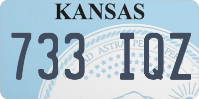 KS license plate 733IQZ