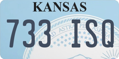 KS license plate 733ISQ