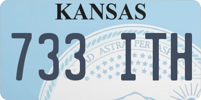 KS license plate 733ITH