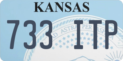 KS license plate 733ITP