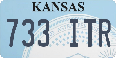 KS license plate 733ITR