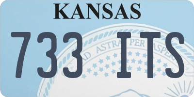 KS license plate 733ITS