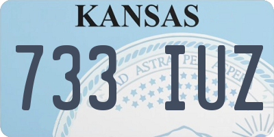 KS license plate 733IUZ
