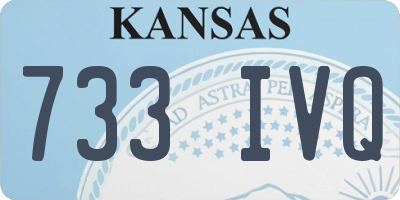KS license plate 733IVQ