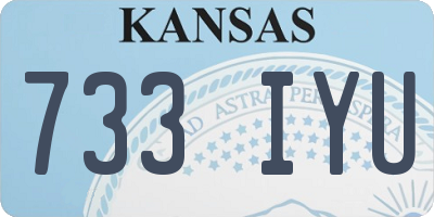 KS license plate 733IYU