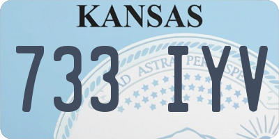 KS license plate 733IYV