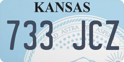 KS license plate 733JCZ