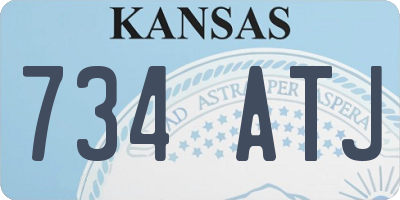 KS license plate 734ATJ