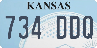 KS license plate 734DDQ