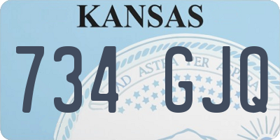 KS license plate 734GJQ