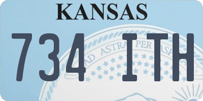 KS license plate 734ITH