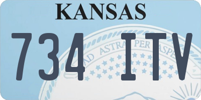 KS license plate 734ITV