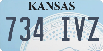 KS license plate 734IVZ